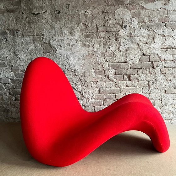 Image 1 of Red Tongue By Pierre Paulin, For Artifort