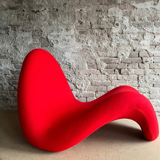 Red Tongue By Pierre Paulin, For Artifort