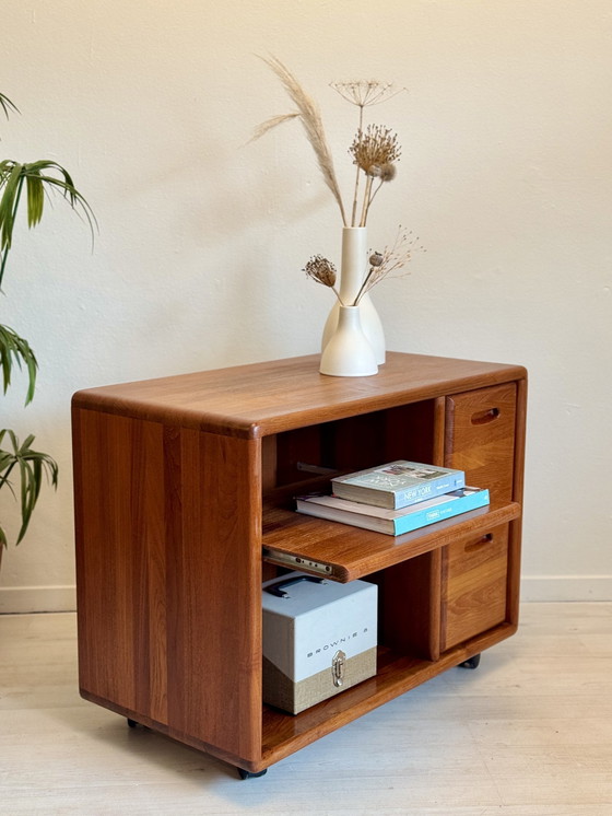 Image 1 of Vintage Danish Teak Audio-TV Furniture Dyrlund