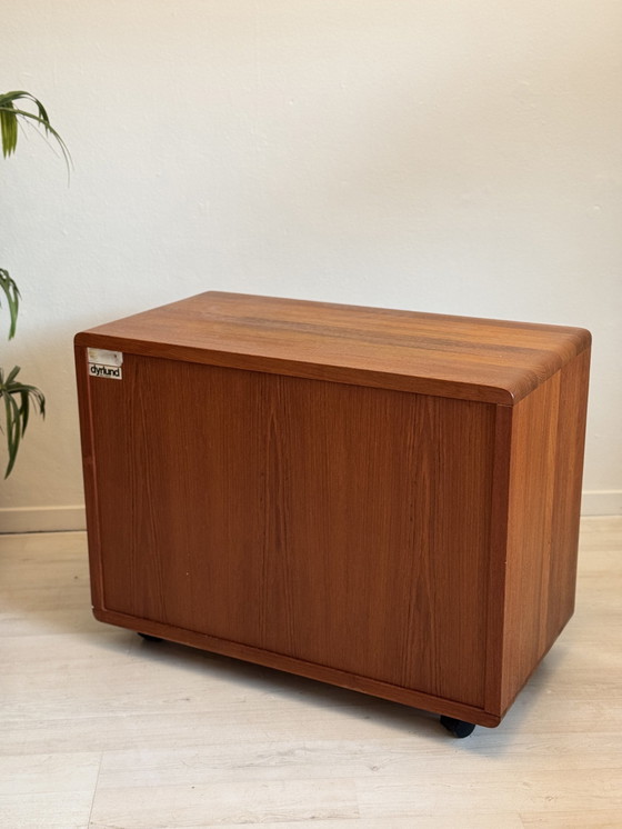Image 1 of Vintage Danish Teak Audio-TV Furniture Dyrlund