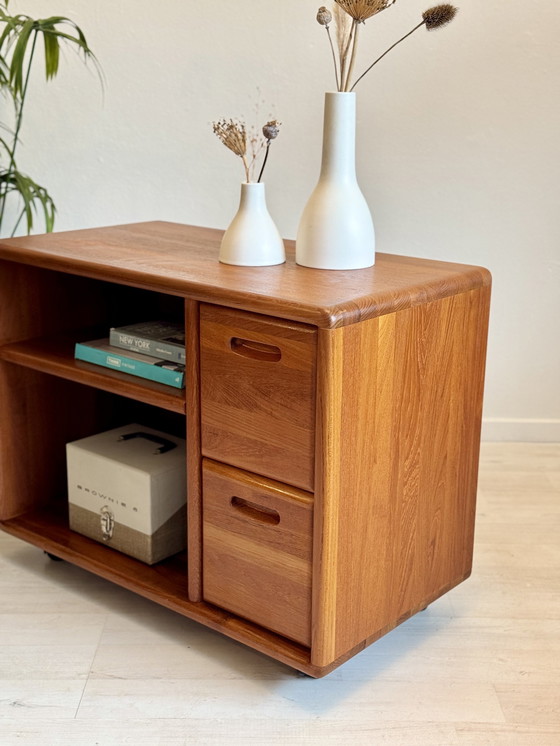 Image 1 of Vintage Danish Teak Audio-TV Furniture Dyrlund