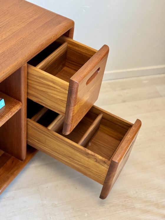 Image 1 of Vintage Danish Teak Audio-TV Furniture Dyrlund