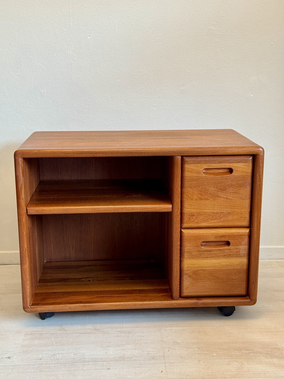 Image 1 of Vintage Danish Teak Audio-TV Furniture Dyrlund