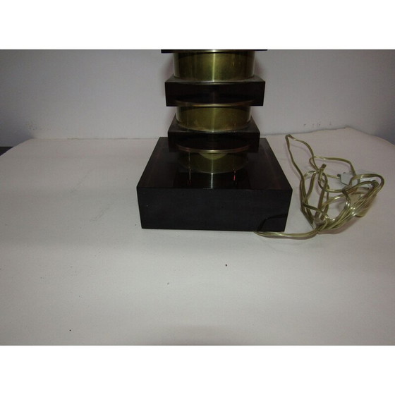 Image 1 of Lampada vintage in plexiglass e metallo, Italia 1970