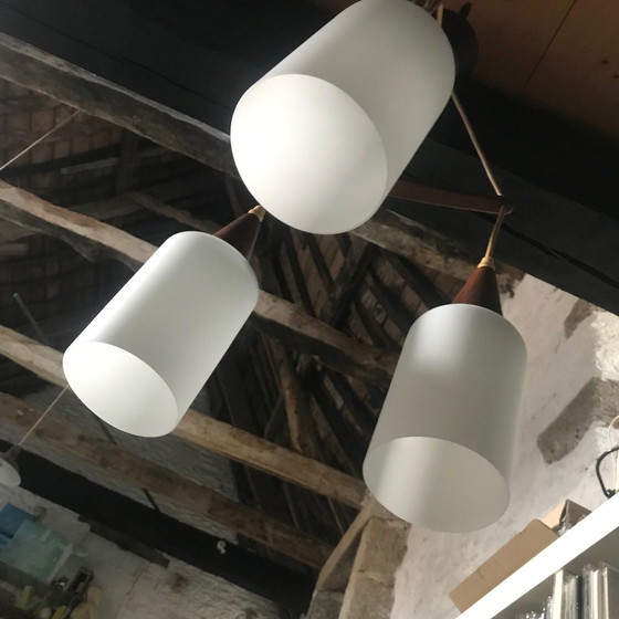 Image 1 of Vintage suspension lamp - Boomerang - Louis Kalff - Philips - Space Age - 1960