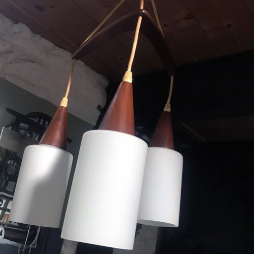 Vintage suspension lamp - Boomerang - Louis Kalff - Philips - Space Age - 1960