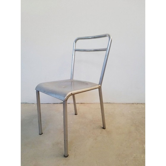 Image 1 of Vintage chair in aluminum for Montecatini, 1950s
