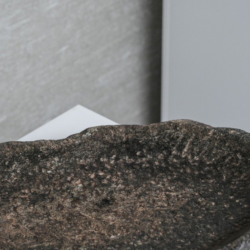 Vintage antique tray in primitive stone, Belgium 1930