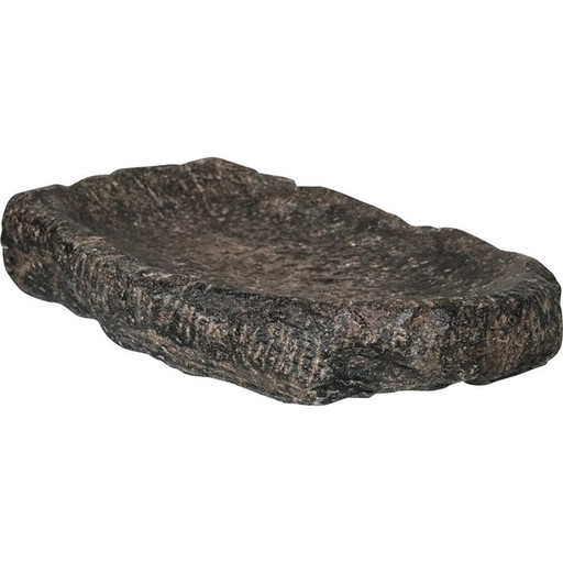Vintage antique tray in primitive stone, Belgium 1930