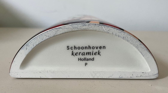 Image 1 of Schoonhoven Ceramics - Sugar And Milk Holder In Original Box Design Johan Huijzer