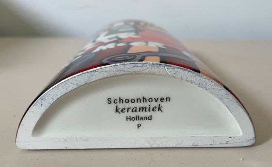 Image 1 of Schoonhoven Ceramics - Sugar And Milk Holder In Original Box Design Johan Huijzer