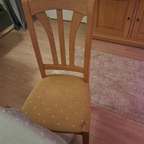 Image 1 of Dining room table with 4x chairs