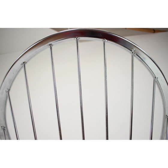 Image 1 of Set of 3 vintage chrome chairs by Gastone Rinaldi, Italy 1960