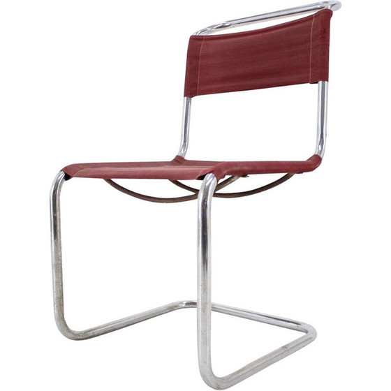 Image 1 of Vintage Bauhaus chair by Mart Sam in chrome 1930s