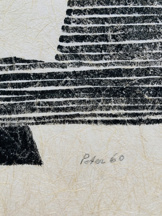 Image 1 of Geni Peter - Vintage Ink Drawing - Original - 1960