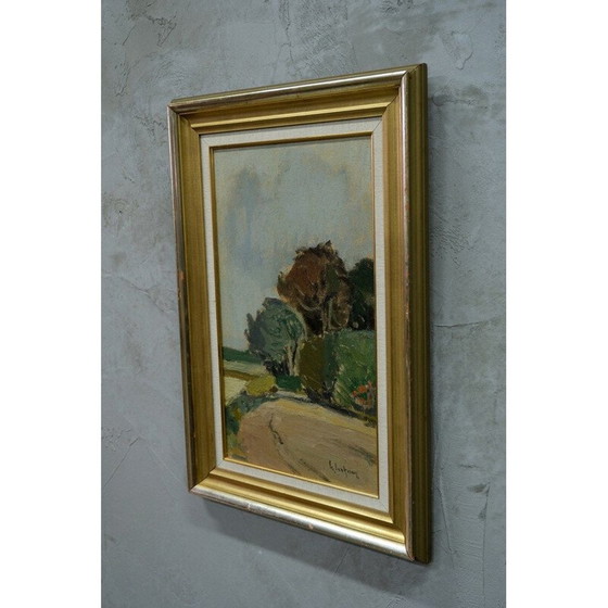 Image 1 of Dipinto scandinavo d'epoca di Gigeon Isaksson, anni '60