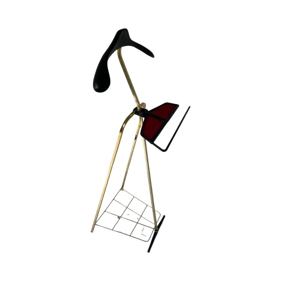 Image 1 of Vintage - Dressboy / Valet de chambre - Laiton - Ca. 1950's, Allemagne - L'ère atomique