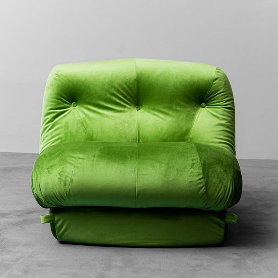 Image 1 of Green Nuvolone armchair by Rino Maturi for Mimo, 1970s