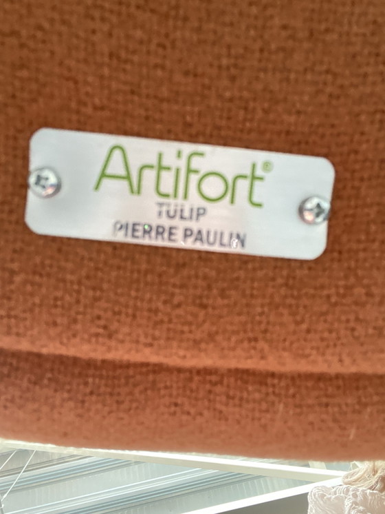 Image 1 of 2x Artifort Little Tulip bar chair by Pierre Paulin