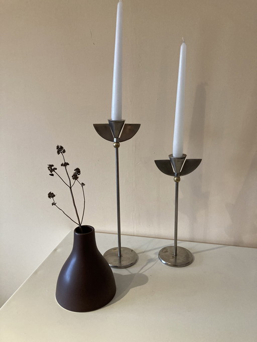 2x candelieri vintage