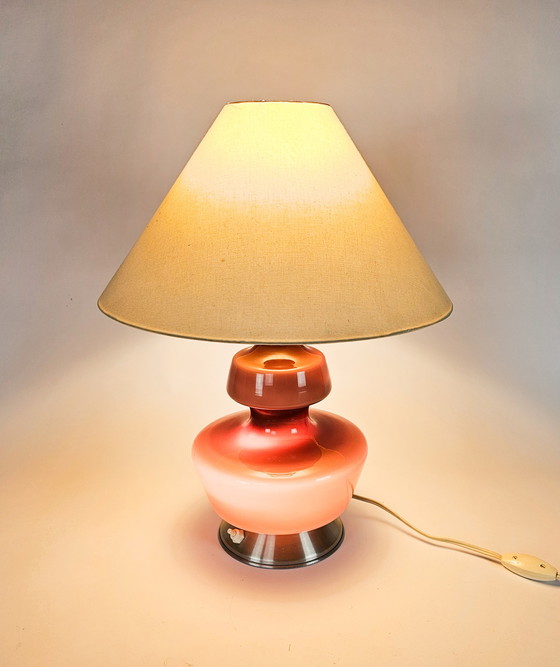 Image 1 of Table lamp - Mortsel & Glasfabriek De Rupel N.V. - Boom - Belgium - 70's