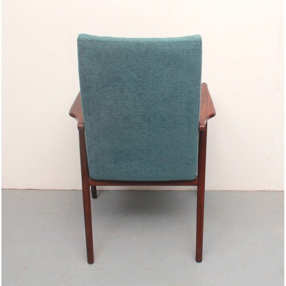 Image 1 of Poltrona vintage in teak e tessuto, 1960