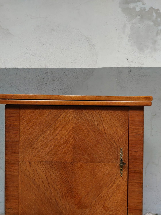 Image 1 of Mid-century sewing cabinet/hall cabinet