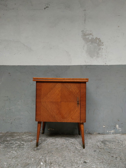 Mid-century sewing cabinet/hall cabinet