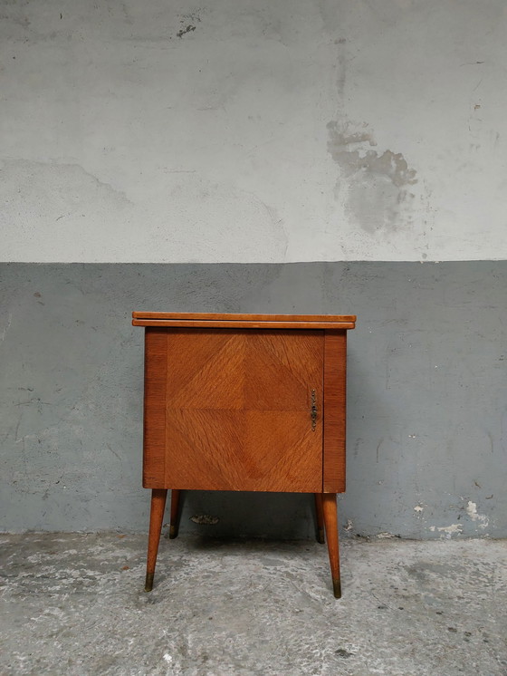 Image 1 of Mid-century sewing cabinet/hall cabinet