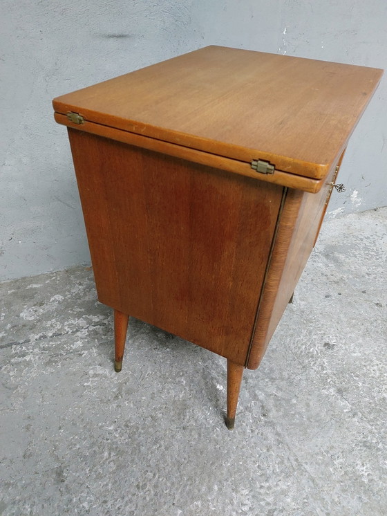 Image 1 of Mid-century sewing cabinet/hall cabinet