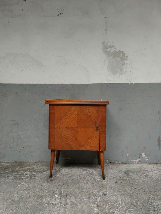 Mid-century sewing cabinet/hall cabinet