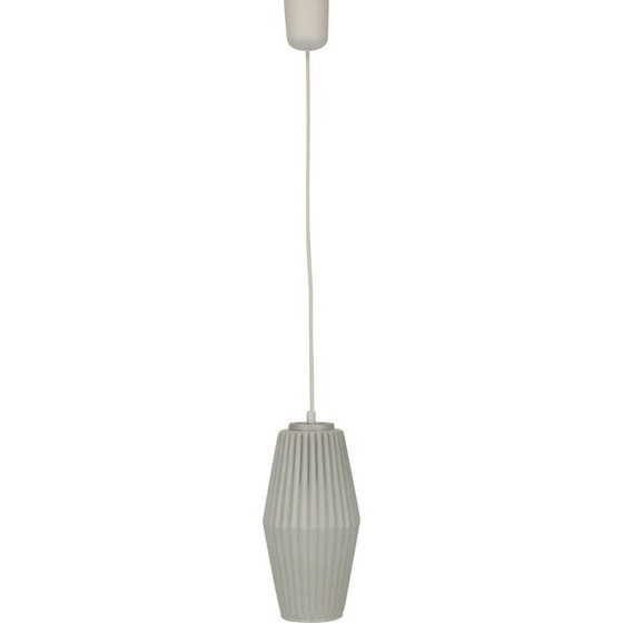 Image 1 of Lampada a sospensione in vetro vintage, Repubblica Ceca, anni '60