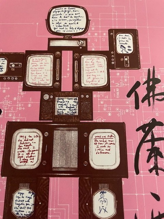 Image 1 of Nam June Paik (1932-2006), Evolución, Revolución, Resolución, 1989 (Olympe De Gauges), Copyright Nam June Paik Estate 2010