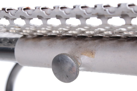 Image 1 of Carrello vintage in metallo nello stile di Mathieu Matégot, anni '60