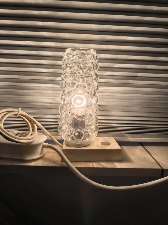 Image 1 of Lámparas de mesa de cristal de burbujas (2 piezas) 