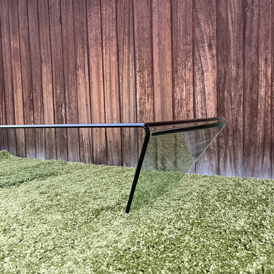 Image 1 of Vintage glass coffee table
