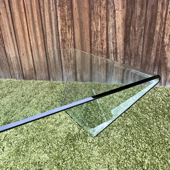 Image 1 of Vintage glass coffee table