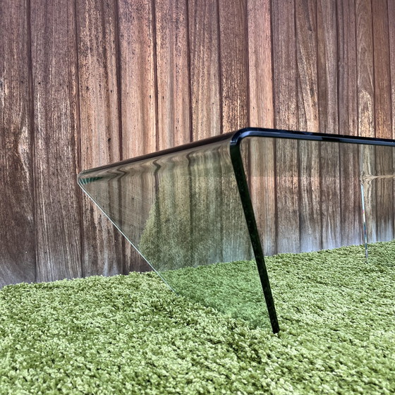 Image 1 of Vintage glass coffee table