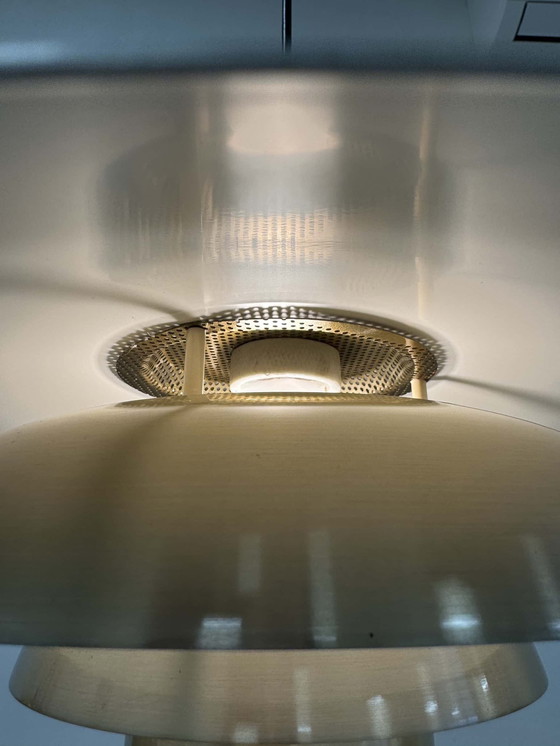 Image 1 of Lampada a sospensione danese vintage in ottone 