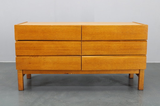 1970S Wooden Chest Of Drawers, Czechoslovakia 