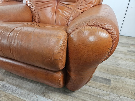 Image 1 of 70'S Club Armchairs In Leather