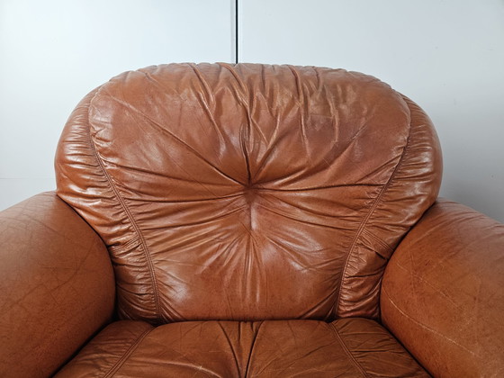 Image 1 of 70'S Club Armchairs In Leather