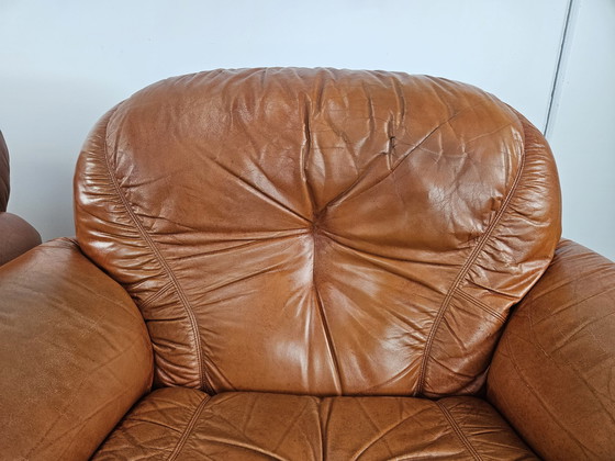 Image 1 of 70'S Club Armchairs In Leather