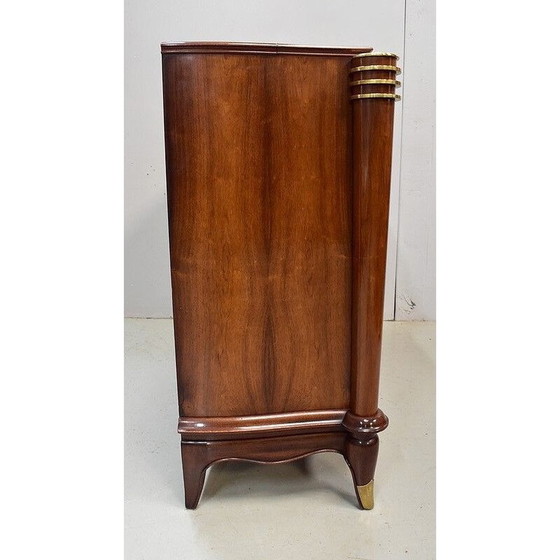 Image 1 of Vintage sycamore rosewood highboard by Jules Leleu, 1940