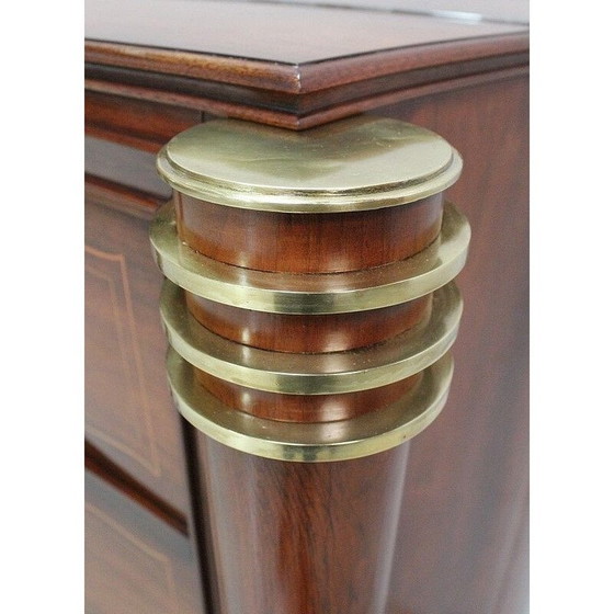 Image 1 of Vintage sycamore rosewood highboard by Jules Leleu, 1940