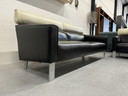 2 Leolux Patachou Sofa 3&2.5 Seater Black/Ivory