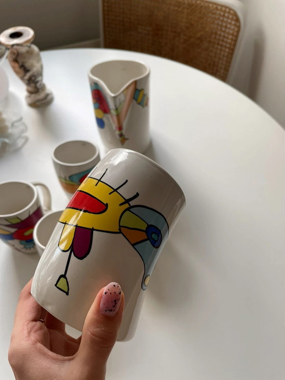 Image 1 of Set de mugs colorés