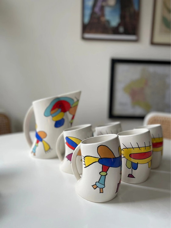 Image 1 of Set de mugs colorés