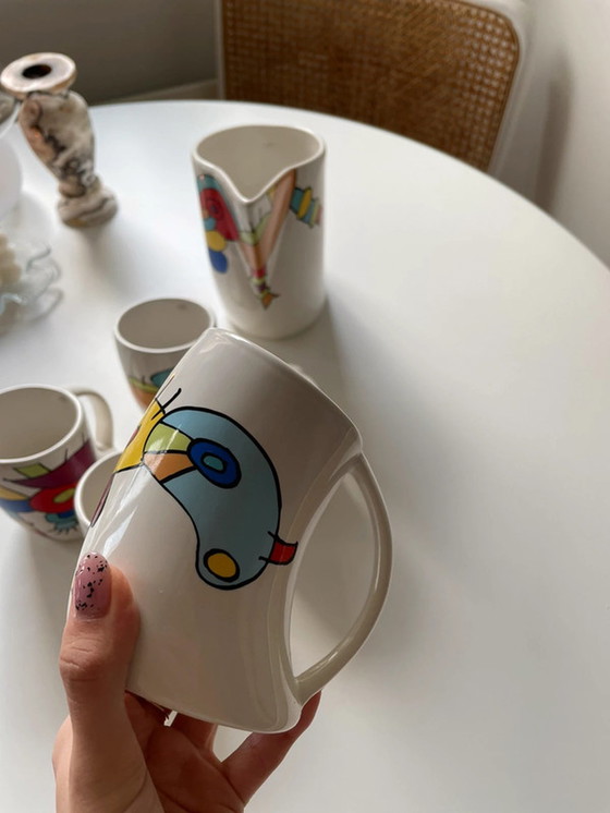 Image 1 of Set de mugs colorés