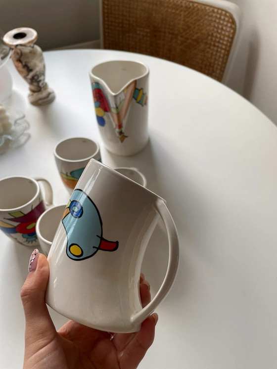 Image 1 of Set de mugs colorés